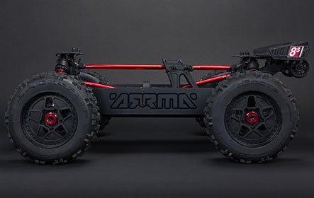 1/5 OUTCAST 4WD EXtreme Bash Roller Stunt Truck Multi-Centered Brace System