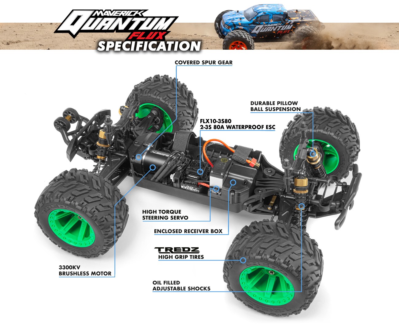 Maverick Quantum MT Flux Upgraded Parts