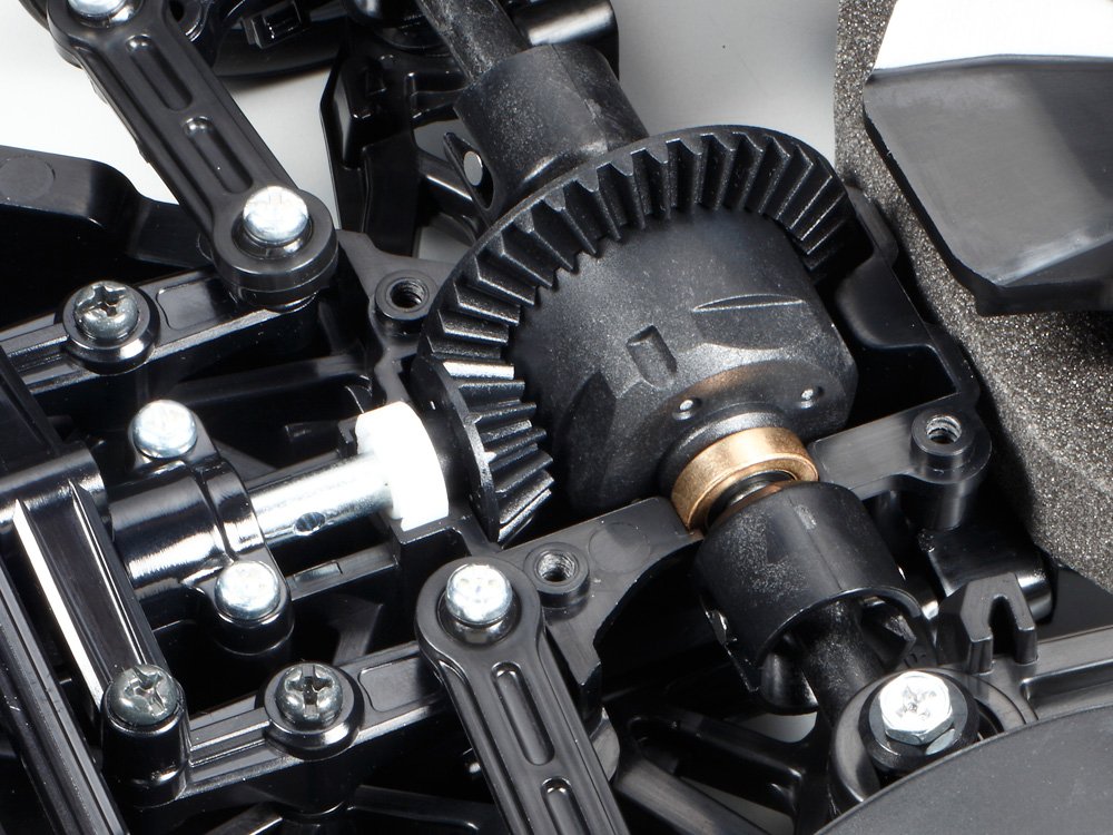 Gearbox covers can be removed simply by loosening the screws on the frame.