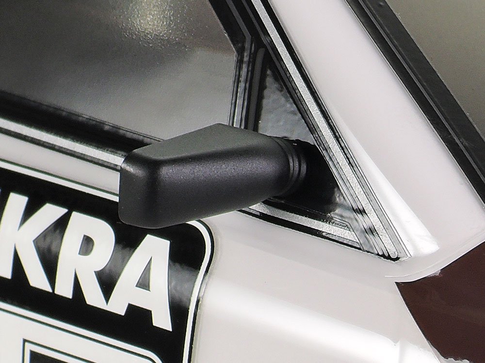 Design of small square side mirrors is specific to Audi.