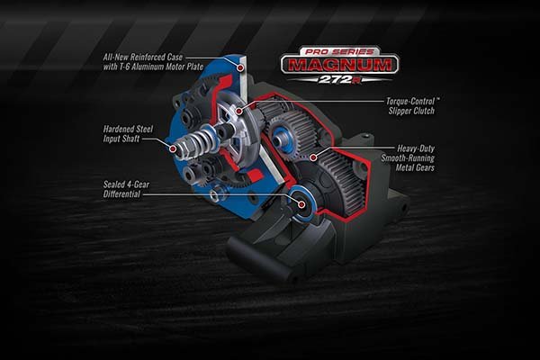 Traxxas Slash Drag Chevy C10 Truck Magnum 272R Transmission