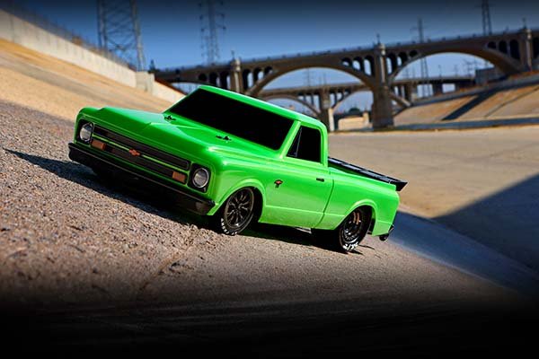 Traxxas Slash Drag Chevy C10 Truck Tractopm Amd Stability Control