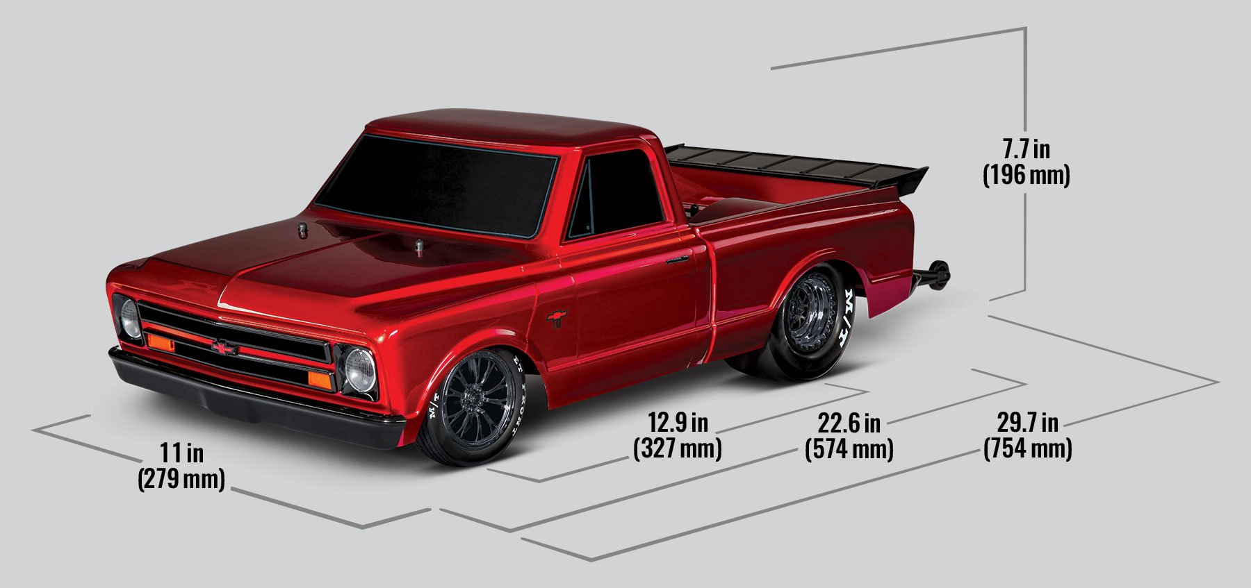 Traxxas Slash Drag Chevy C10 Truck Specifications