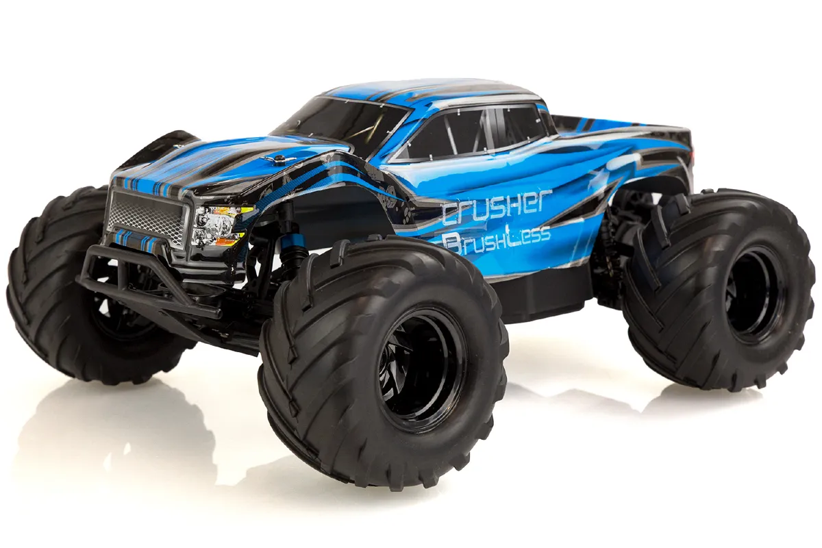 HSP Crusher BL RC Monster Truck Electric Brushless 2WD 1/10 Scale RTR - Picture 10 of 10