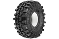 A single Pro-Line Interco Super Swamper G8 rock crawler tyre featuring aggressive tread patterns and sidewall lettering on a white background.