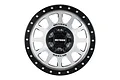 A silver and black Pro-Line Method 305 RC wheel face with a 12-spoke design and beadlock-style ring.
