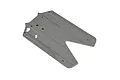 A stone grey Pro-Line Bash Armour skid plate for an RC vehicle, shown from a top-down angle on a white background.