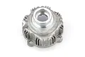 Rovan aluminium unthreaded half differential case for RC vehicles, showing the cast metal exterior with cooling fins and mounting holes.