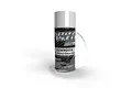 A 100ml can of Spaz Stix No-Shine Exterior Matte Clear Coat spray paint with a carbon fiber pattern label and a white cap.