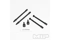 MIP HD CVD driveshaft set components including shafts, couplers, and a tube of MIP grease on a white background.