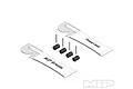 MIP HD CVD Rebuild Kit containing two small tubes of lubricant, four metal pins, and four small black cylindrical components on a white background.