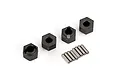 Traxxas 7mm Wheel Hexes with Pins 4pcs 9750