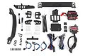 Traxxas Pro Scale LED Light Set components including power module, distribution block, wiring harnesses, light housings, and mounting hardware.