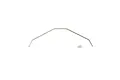 A silver metal Kyosho 2.6mm rear sway bar for RC cars, shown against a plain white background with a small label indicating its size.