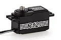 A Power HD R12-S low profile coreless metal geared servo against a white background.