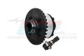 GPM Carbon Steel Front Complete Differential with Input Gear 2Pcs - Silver TXM1211F-S