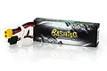 Gens Ace G-Tech Bashing 7.4V 5200mAh 35C hard case LiPo battery with XT60 connector and balance plug on a white background.