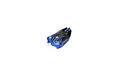 ARRMA 1/18 Typhon Grom pre-painted RC buggy body shell in blue and black with decals.