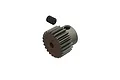 ARRMA 22T pinion gear with a grub screw on a white background.