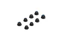 ARRMA M3 Flanged Lock Nuts 4Pcs - Black ARA708009