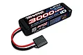 Traxxas 7.4V 3000mAh 2-cell LiPo battery with iD connector and soft case packaging.