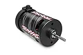 Traxxas BL-2S 3300kV brushless motor in black with red and white Traxxas branding on the side.