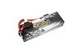 Gens Ace G-Tech Bashing 7.4V 5200mAh 35C hard case LiPo battery with wires and connectors.