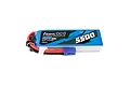 Gens Ace G-Tech 11.1V 5500mAh 60C soft case LiPo battery with EC5 connector against a white background.