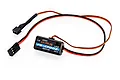 FlySky FS-CPD02 optical speed sensor module with attached wiring and connectors against a white background.