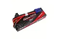 Gens Ace 7.4V 5300mAh 60C 2S hard case LiPo battery with red and black wiring and blue connector.