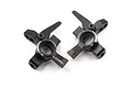 Yeah Racing Aluminium Steering Hubs 2Pcs - Black MRMX-001