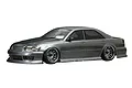 Pandora RC 1/10 Toyota MARK 2 JZX110 BN-Sports Unpainted Body Shell - Clear PAB-3221