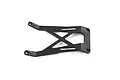 A black plastic Rovan front bumper mount for RC vehicles, featuring a Y-shaped design with multiple mounting holes.