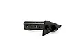 A black Rovan RC mirror mount component against a plain white background.