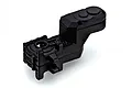 A black plastic RC gearbox case for Xinlehong V2 models, shown from a high angle against a white background.