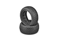 Two JConcepts 2.2 inch Ellipse RC front tyres stacked vertically, featuring a distinct diamond-shaped tread pattern and internal foam inserts.