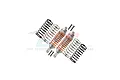 GPM Aluminium Front Shocks 2Pcs - Silver/Orange SLA087F-S-OR