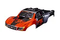 Traxxas 1/10 Fox Racing Painted Clipless Body Shell - Red and Black 6849-FOX