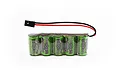 Tornado RC 6V 1600mAh flat NiMH battery pack with a black and red wire connector.