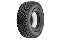 A single Pro-Line 1.9 inch BFGoodrich All-Terrain T/A KO2 RC crawler tyre with white foam insert visible inside.