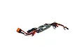 Spektrum Dual Brushless Air ESC unit with pre-soldered wires, connectors, and heat-shrink tubing on a white background.