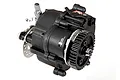Traxxas Pro-BUILT 2-speed transmission assembly for RC vehicles, featuring a black plastic housing, spur gear, and brake disc.