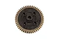 A Team Associated 48T Mod1 spur gear featuring a black plastic center hub and a metallic outer gear ring.