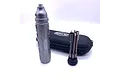 Reefs RC multi-tool handle in silver with a set of magnetic hex and nut driver tips and a black zippered storage case.