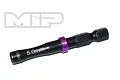 MIP 5.0mm G2 Speed Tip nut driver bit with a black finish and a purple anodized aluminum ring, featuring laser-etched size markings.