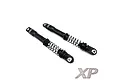 Two black Reefs RC 90mm XP adjustable shock absorbers for RC vehicles, shown against a white background.