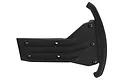 Black RPM front bumper and skid plate assembly for HPI Baja 5B RC car, shown from a side-angle view against a white background.