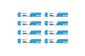Eight BetaFPV 300mAh 3.8V LiPo batteries with BT2.0 connectors arranged in two columns of four on a white background.