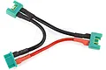 G-Force MPX series adapter cable with three green plastic connectors and black and red wiring.