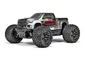ARRMA Granite 223S DSC RC monster truck in gunmetal grey with black and white graphic accents, shown from a front-quarter angle on a white background.